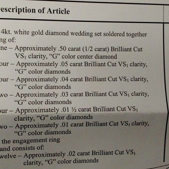 Stunning Diamond engagement and wedding ring - Picture 2 of 6